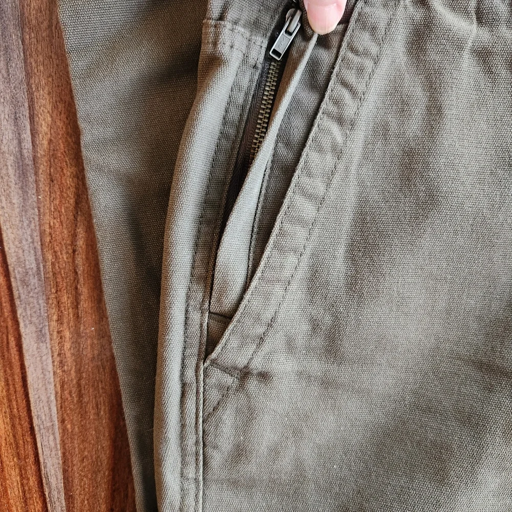 Mens Weatherproof Pants 36 x 32 Cargo 5 Pockets Plaid Lined Stylish Comfortable